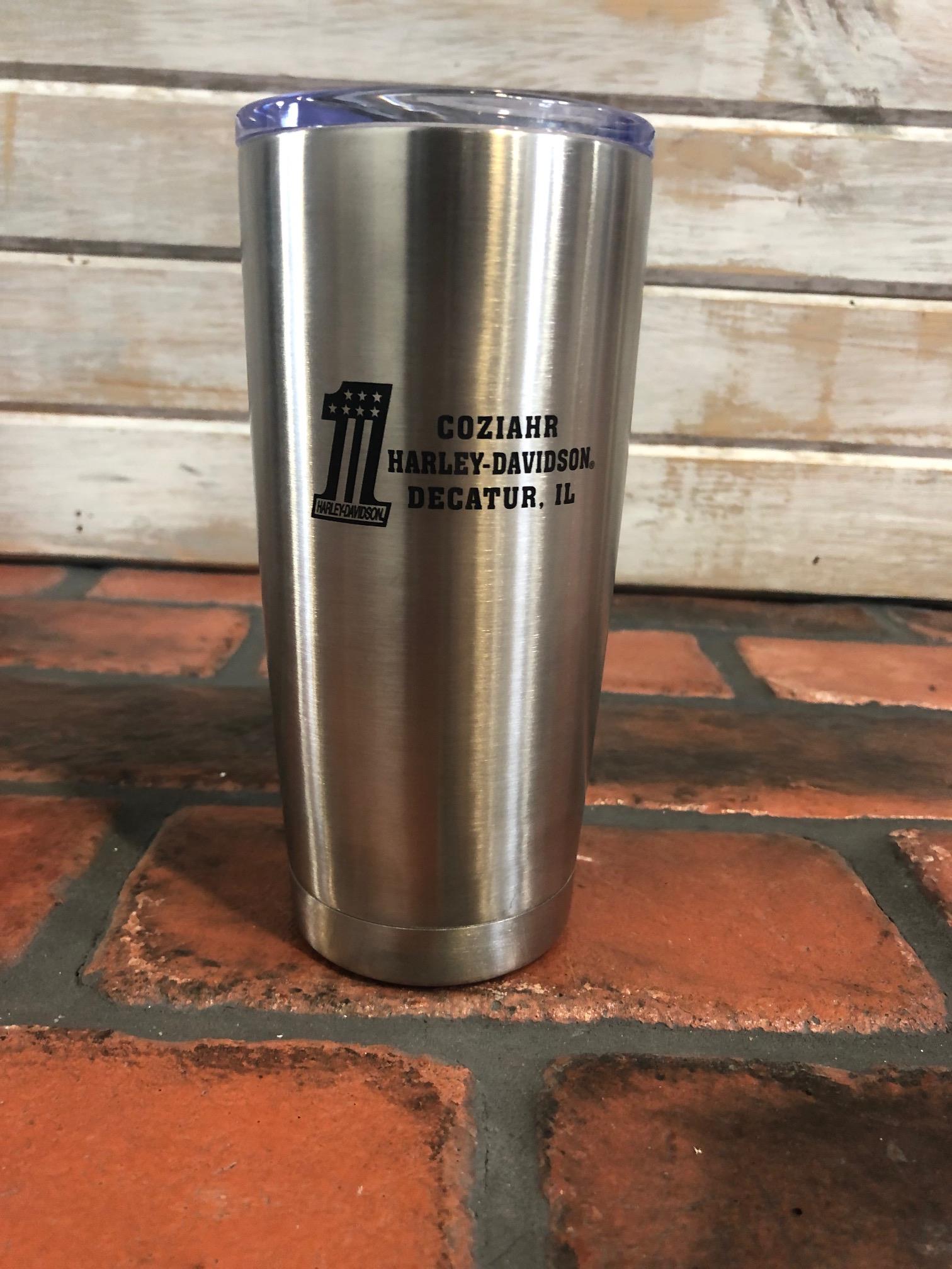 Coziahr Harley-Davidson stainless travel thermos